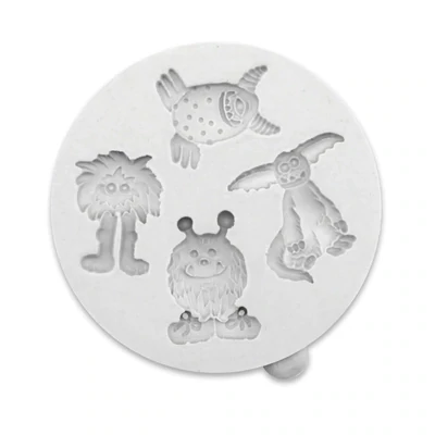Katy Sue Silicone Mould -MINIATURE LITTLE MONSTERS -Καλούπι Σιλικόνης Μίνι Τέρατα