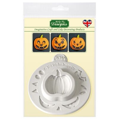 Katy Sue Silicone Mould -PUMPKIN FACE -Καλούπι Σιλικόνης Φατσούλα Κολοκύθας