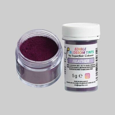 Sugarflair Edible Matt Dust HEATHER - Βρώσιμη Σκόνη Ματ Μωβ / Μελιτζανί 5γρ