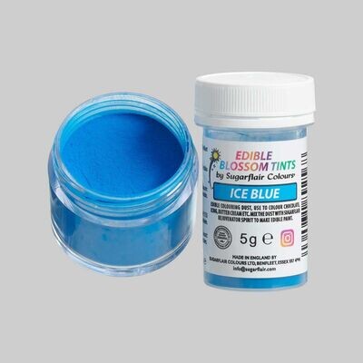 Sugarflair Edible Matt Dust ICE BLUE - Βρώσιμη Σκόνη Ματ Γαλάζιο / Τυρκουάζ 5γρ