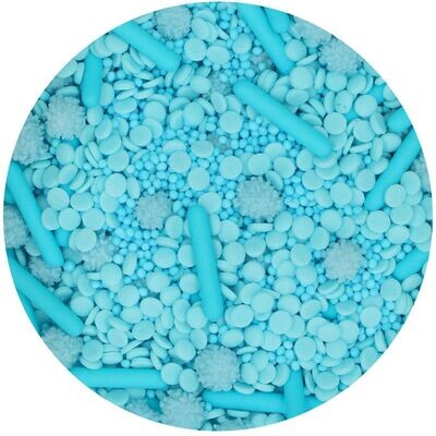 FunCakes Sprinkle Mix 70γρ -LIGHT BLUE MEDLEY - Μείγμα  Ζαχαρωτών σε Γαλάζιες Αποχρώσεις