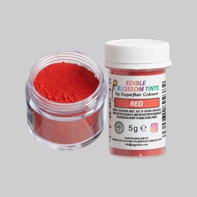 Sugarflair Edible Matt Dust RED - Βρώσιμη Σκόνη Ματ Κόκκινο 5γρ