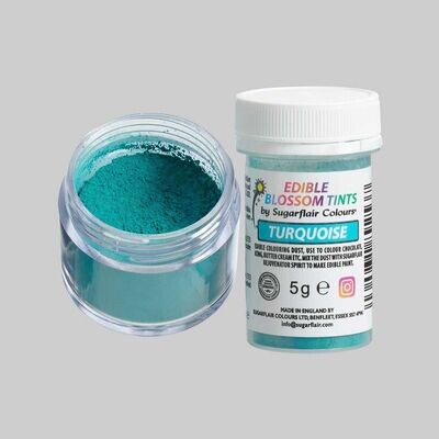Sugarflair Edible Matt Dust TURQUOISE - Βρώσιμη Σκόνη Ματ Τυρκουάζ 5γρ