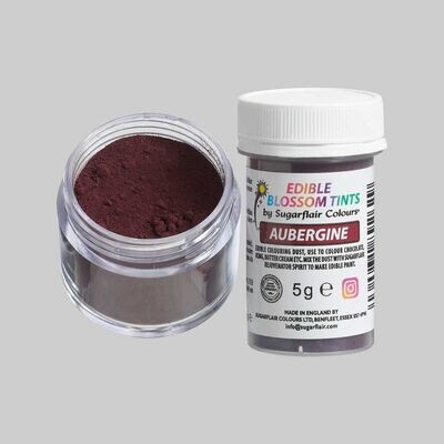 SALE!!! Sugarflair Edible Matt Dust AUBERGINE - Βρώσιμη Σκόνη Ματ Μελιτζανί 5γρ-ΑΝΑΛΩΣΗ ΚΑΤΑ ΠΡΟΤΙΜΗΣΗ 12/29