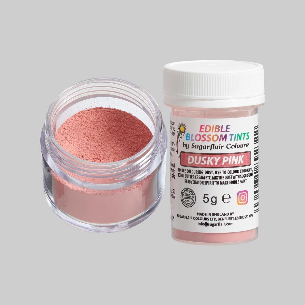 Sugarflair Edible Matt Dust DUSKY PINK - Βρώσιμη Σκόνη Ματ Σάπιο Μήλο 5γρ