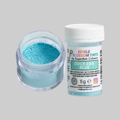 Sugarflair Edible Matt Dust DUCK EGG BLUE -Βρώσιμη Σκόνη Ματ Βεραμάν 5γρ
