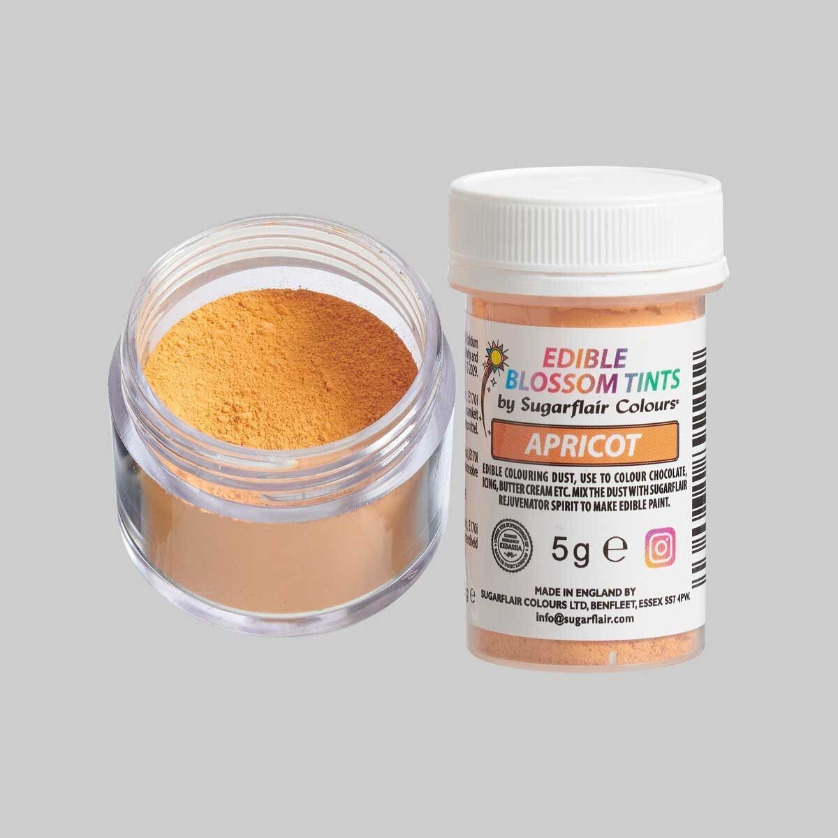 Sugarflair Edible Matt Dust APRICOT -Βρώσιμη Σκόνη Ματ Βερυκοκί/Πορτοκαλί 5γρ