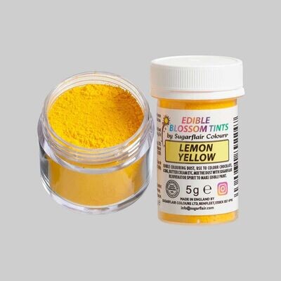 Sugarflair Edible Matt Dust LEMON YELLOW - Βρώσιμη Σκόνη Ματ Κίτρινο / Λεμονί 5γρ