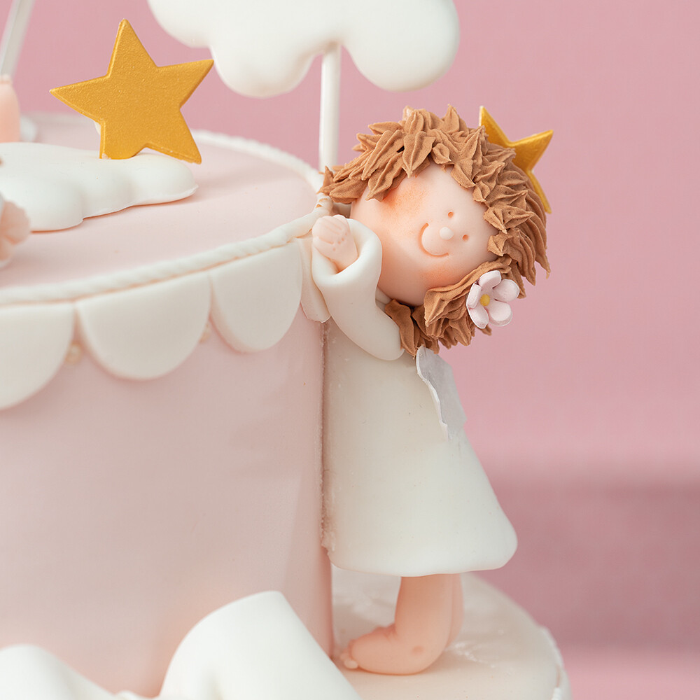 DECORA Sugar Decorations -SMALL BLOSSOMS - WHITE - Βρώσιμα διακοσμητικά ζαχαρωτά Λουλούδια/Άνθη Λευκά 30 τμχ