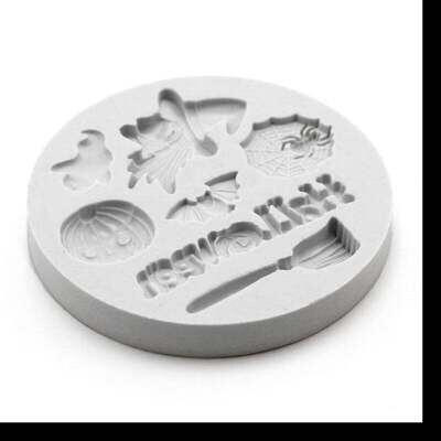 Katy Sue Silicone Mould -MINIATURE HALLOWEEN -Καλούπι Σιλικόνης Μίνι διακοσμητικά Χάλογουϊν