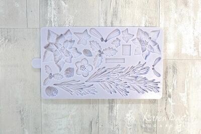 Karen Davies WINTER WREATH - Καλούπι Σιλικόνης Χριστουγεννιάτικα διακοσμητικά