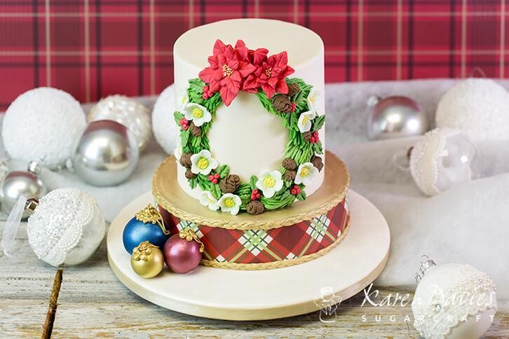Karen Davies WINTER WREATH - Καλούπι Σιλικόνης Χριστουγεννιάτικα διακοσμητικά