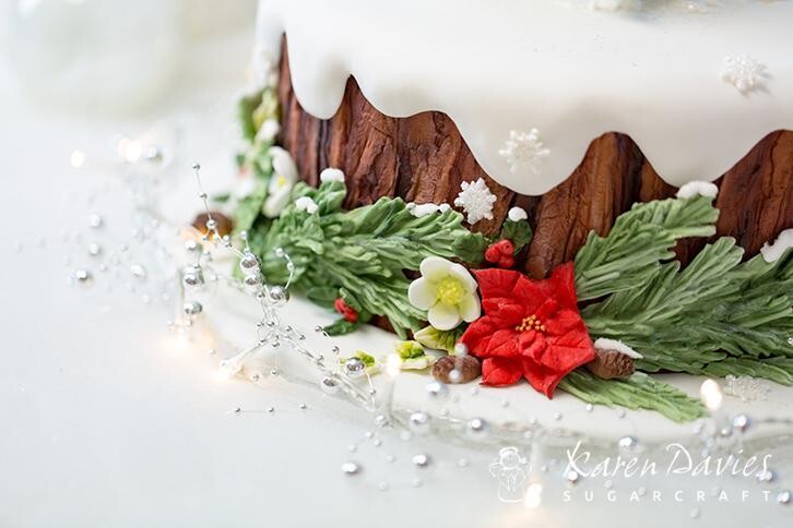Karen Davies WINTER WREATH - Καλούπι Σιλικόνης Χριστουγεννιάτικα διακοσμητικά