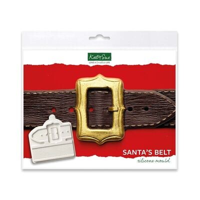 Katy Sue Silicone Mould -SANTA&#39;S BELT - Καλούπι Σιλικόνης Ζώνη Άγιου Βασίλη