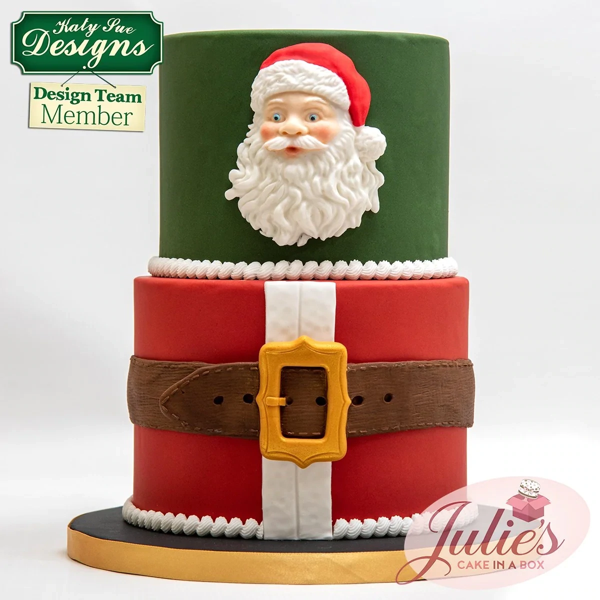 Katy Sue Silicone Mould -SANTA&#39;S BELT - Καλούπι Σιλικόνης Ζώνη Άγιου Βασίλη