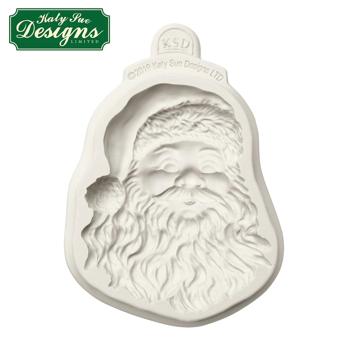 Katy Sue Silicone Mould -SANTA  HEAD - Καλούπι Σιλικόνης Κεφάλι Άγιου Βασίλη