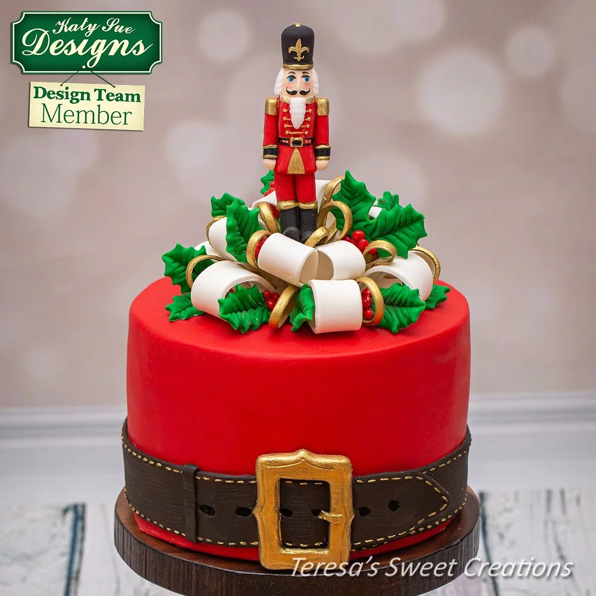 Katy Sue Silicone Mould -SANTA&#39;S BELT - Καλούπι Σιλικόνης Ζώνη Άγιου Βασίλη