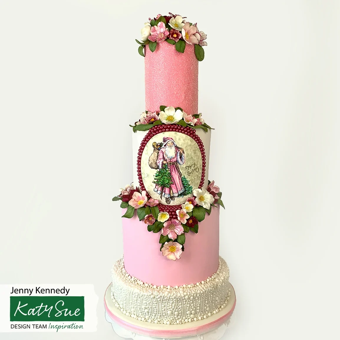 Katy Sue Silicone Mould -HELLEBORE CHRISTMAS ROSE -Καλούπι Σιλικόνης Χριστουγεννιάτικο Τριαντάφυλλο