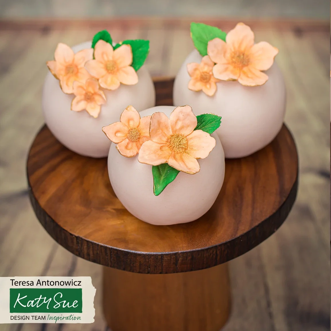 Katy Sue Silicone Mould -HELLEBORE CHRISTMAS ROSE -Καλούπι Σιλικόνης Χριστουγεννιάτικο Τριαντάφυλλο