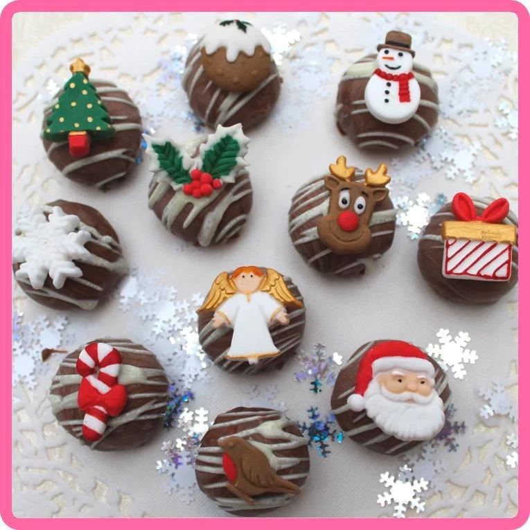 Katy Sue Silicone Mould -CHRISTMAS EMBELLISHMENTS - Καλούπι Σιλικόνης Χριστουγεννιάτικα διακοσμητικά