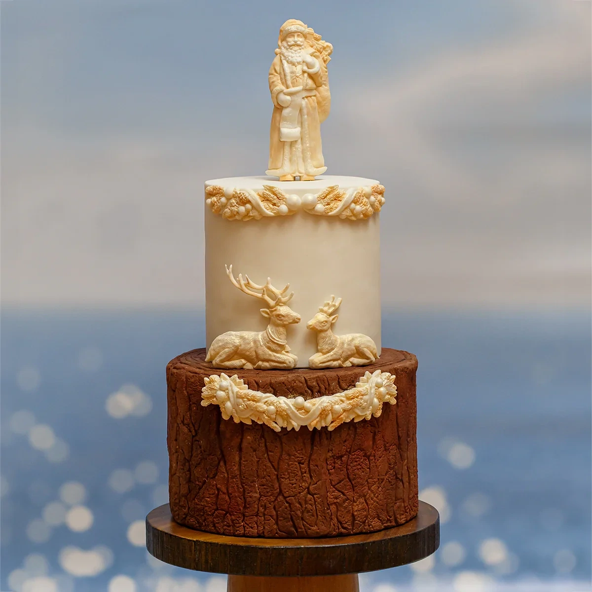 Katy Sue Silicone Mould -SITTING  REINDEER -Καλούπι Σιλικόνης Καθιστοί Τάρανδοι