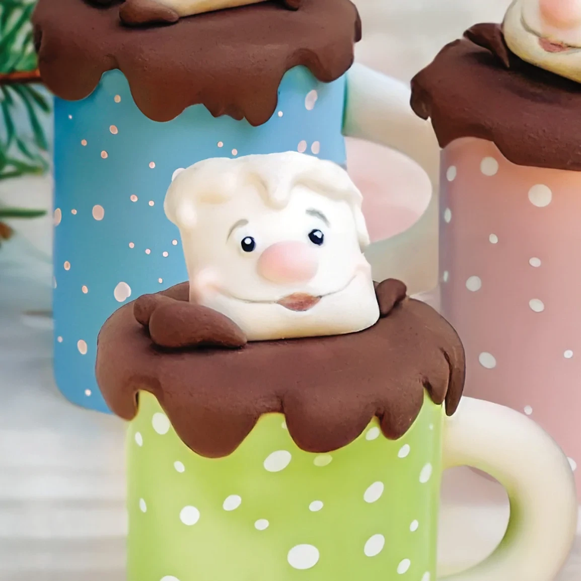 Katy Sue Silicone Mould -MELTING MARSHMALLOWS/CANDLES - Καλούπι Σιλικόνης Μαρσμέλοους/Κεριά που Λιώνουν
