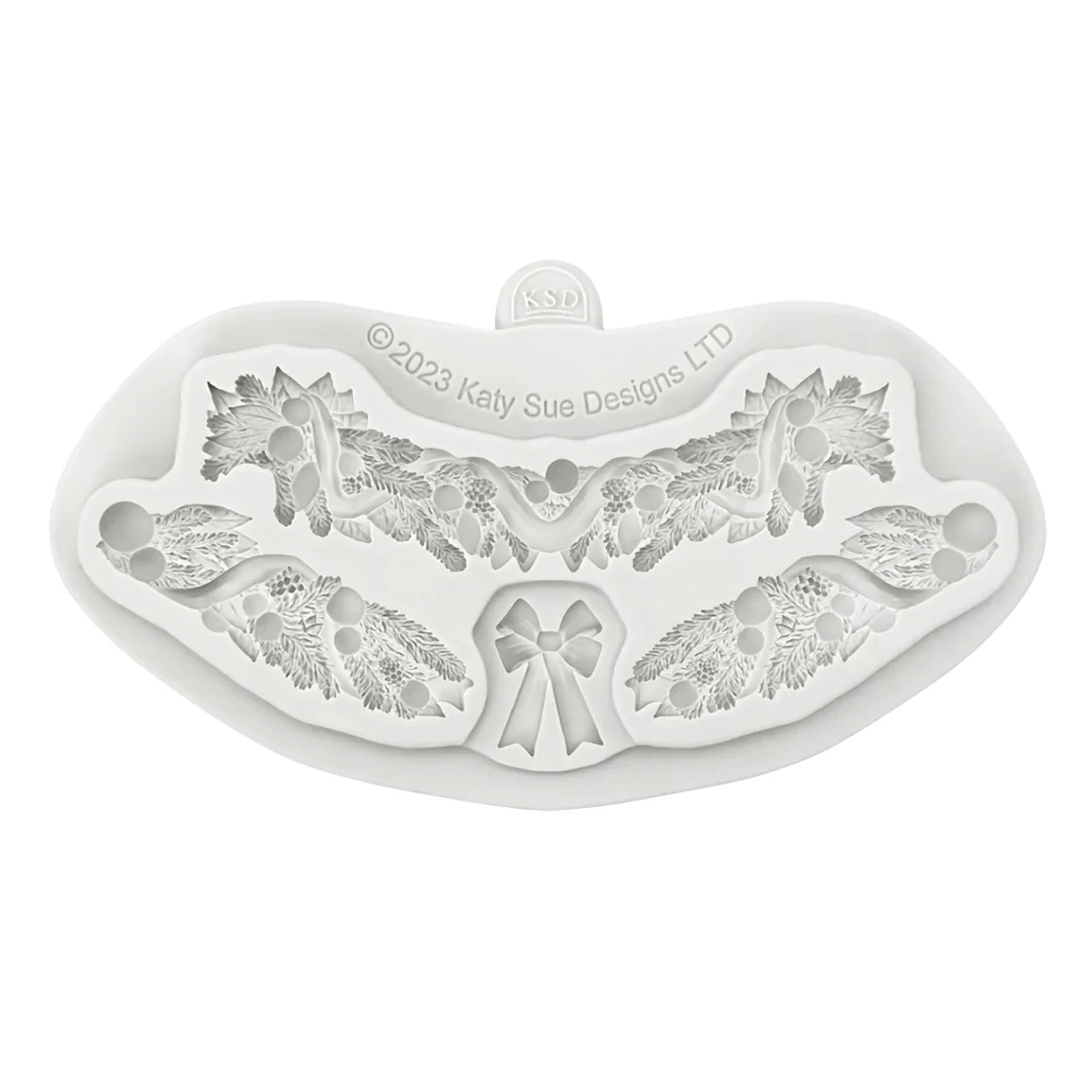 Katy Sue Silicone Mould -FESTIVE GARLAND- Καλούπι Σιλικόνης Γιορτινή Γιρλάντα