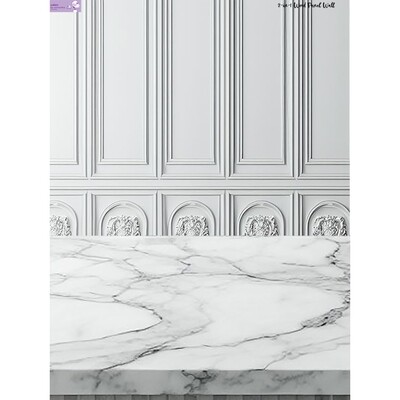 SweetDrops by Cakes By Samantha -Φόντο Φωτογραφίας -2 σε 1 White Wood Panel Wall 90x120εκ