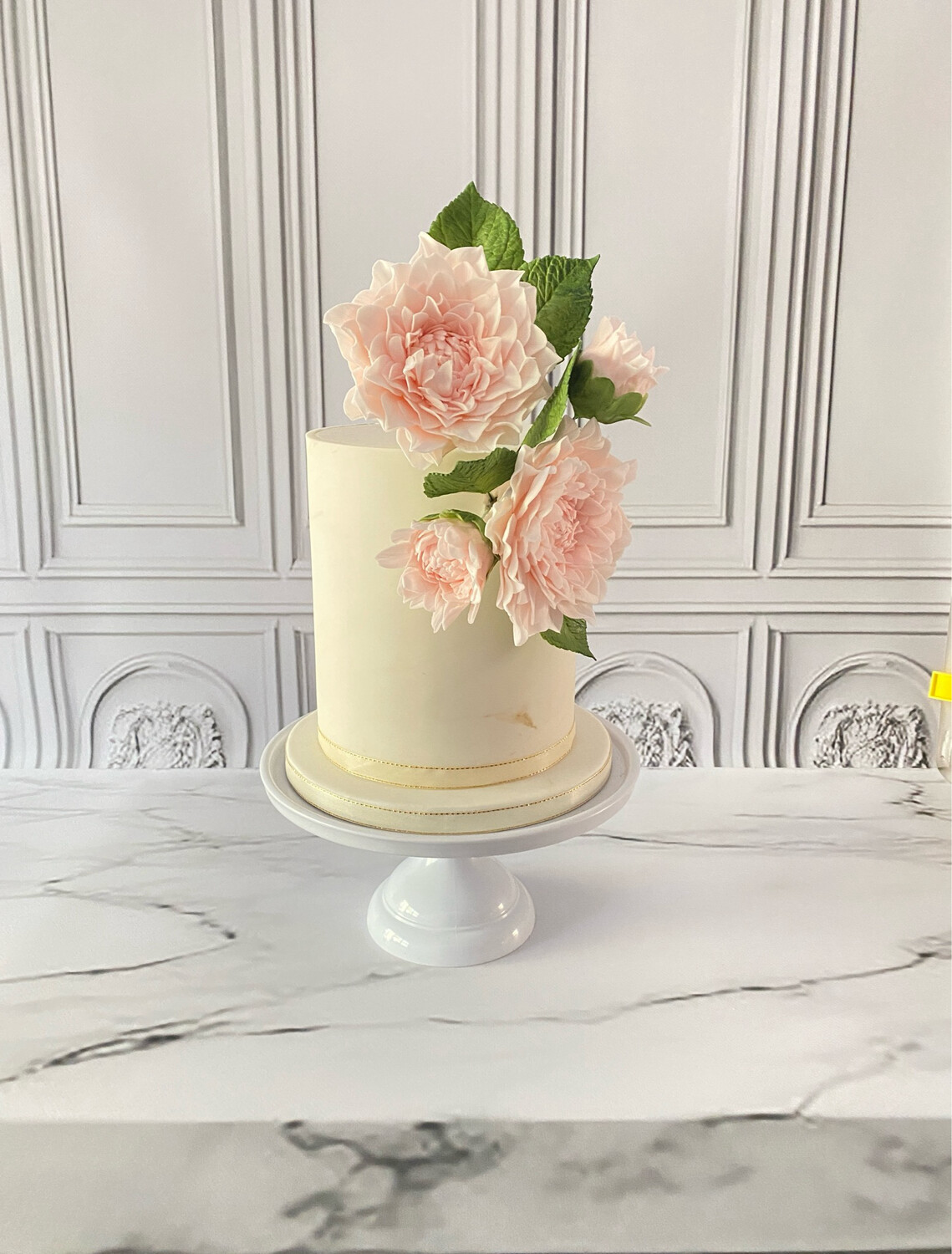 SweetDrops by Cakes By Samantha -Φόντο Φωτογραφίας -2 σε 1 White Wood Panel Wall 90x120εκ