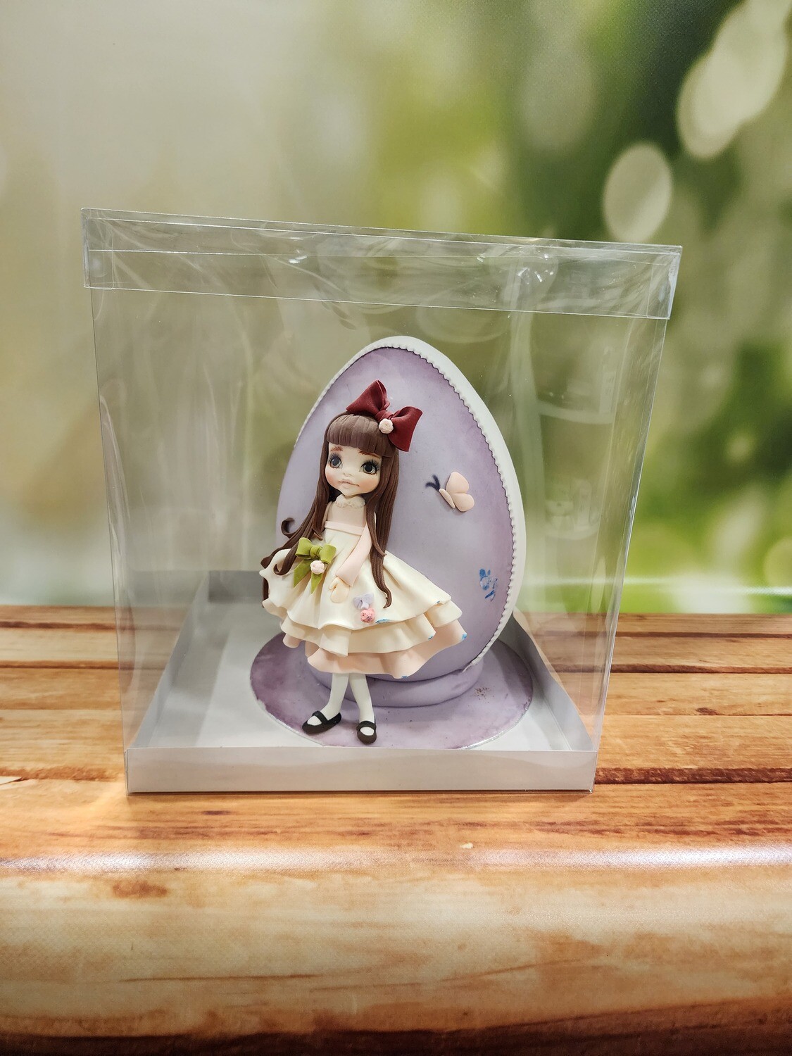 LARGE CLEAR BOX  Διάφανο Κουτί 25εκ για Μπισκοτόσπιτα και Μπισκοτόδεντρα.