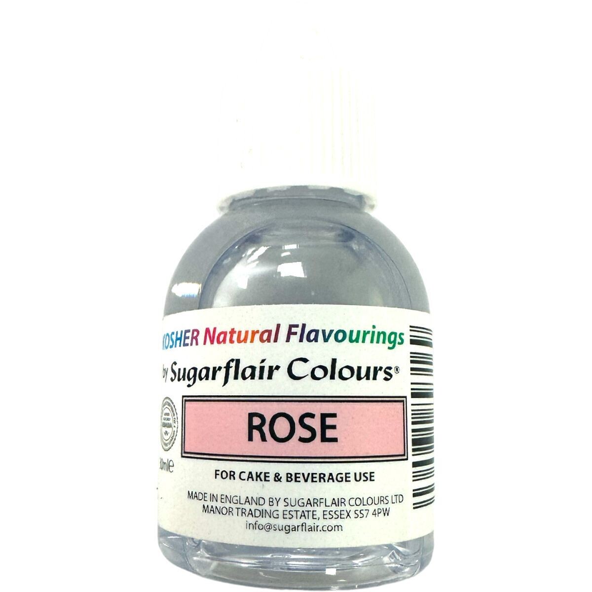 Sugarflair 100% Natural Flavour 30ml -ROSE - Φυσικό Άρωμα Τριαντάφυλλο