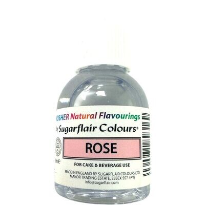 Sugarflair 100% Natural Flavour 30ml -ROSE - Φυσικό Άρωμα Τριαντάφυλλο