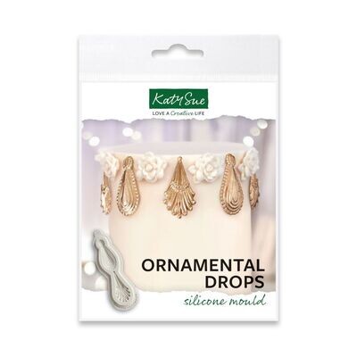 Katy Sue Silicone Mould -ORNAMENTAL DROPS -Καλούπι Σιλικόνης Διακοσμητικές σταγόνες