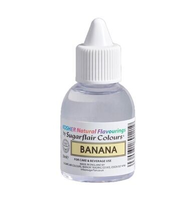 Sugarflair 100% Natural Flavour 30ml -BANANA - Φυσικό Άρωμα Μπανάνας 30ml