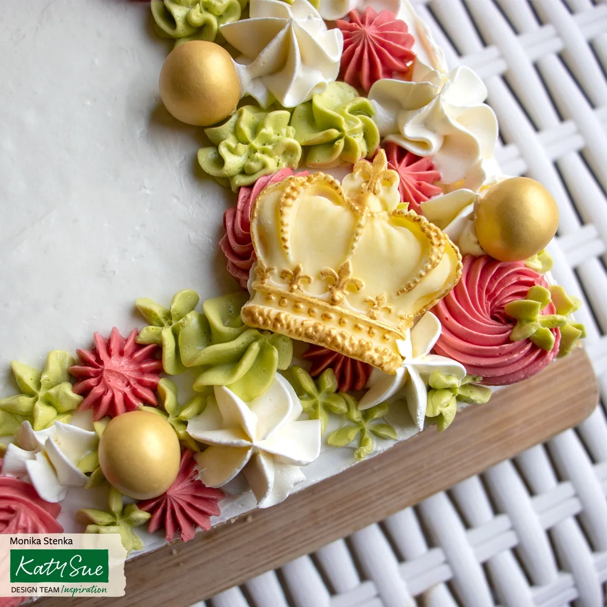 Katy Sue Silicone Mould -CROWNS -2 DESIGNS -Καλούπι Σιλικόνης  Στέμμα / κορώνα με 2 Σχέδια