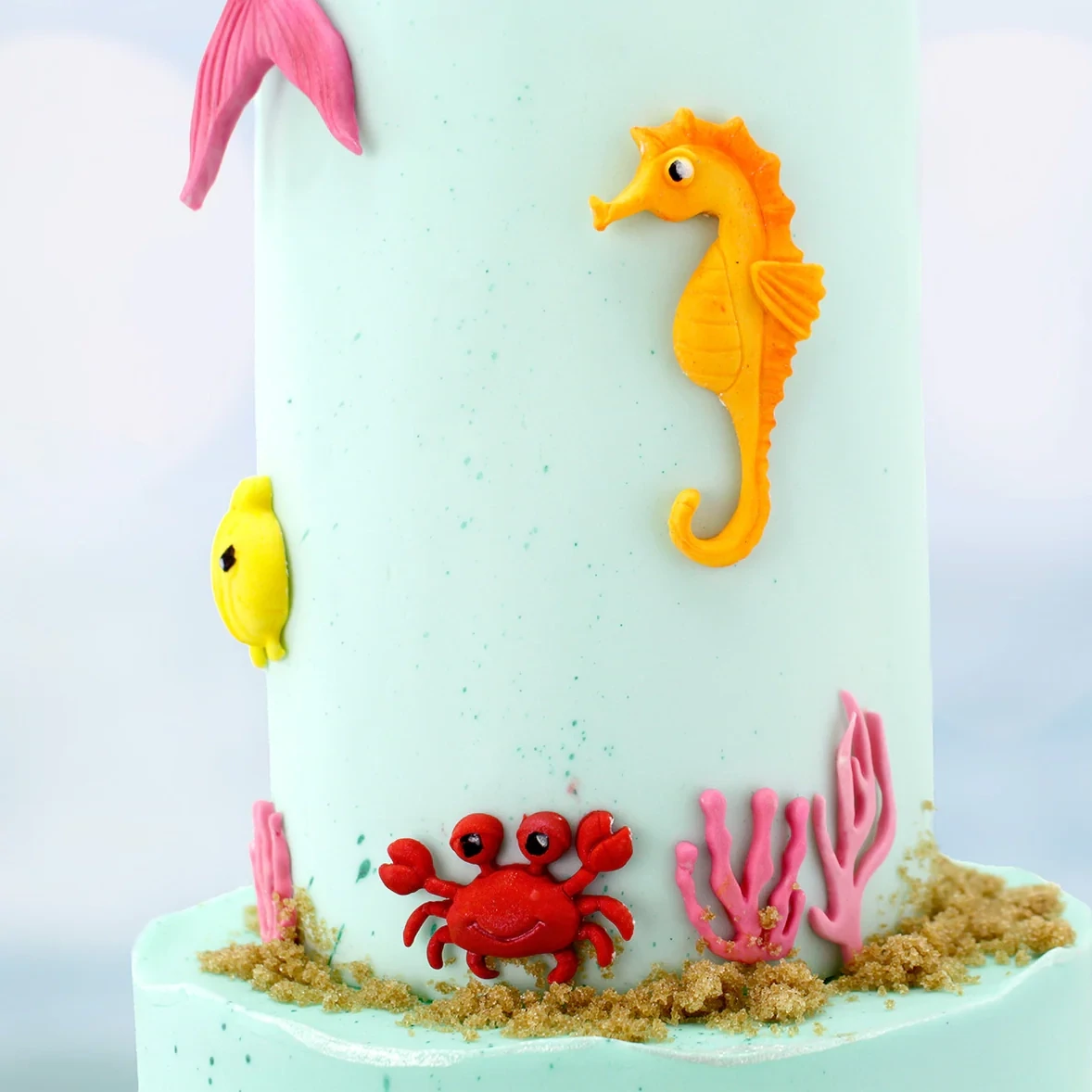 Katy Sue Silicone Mould -OCTOPUS &amp; SEAHORSE - Καλούπι Σιλικόνης Χταπόδι και Ιππόκαμπος