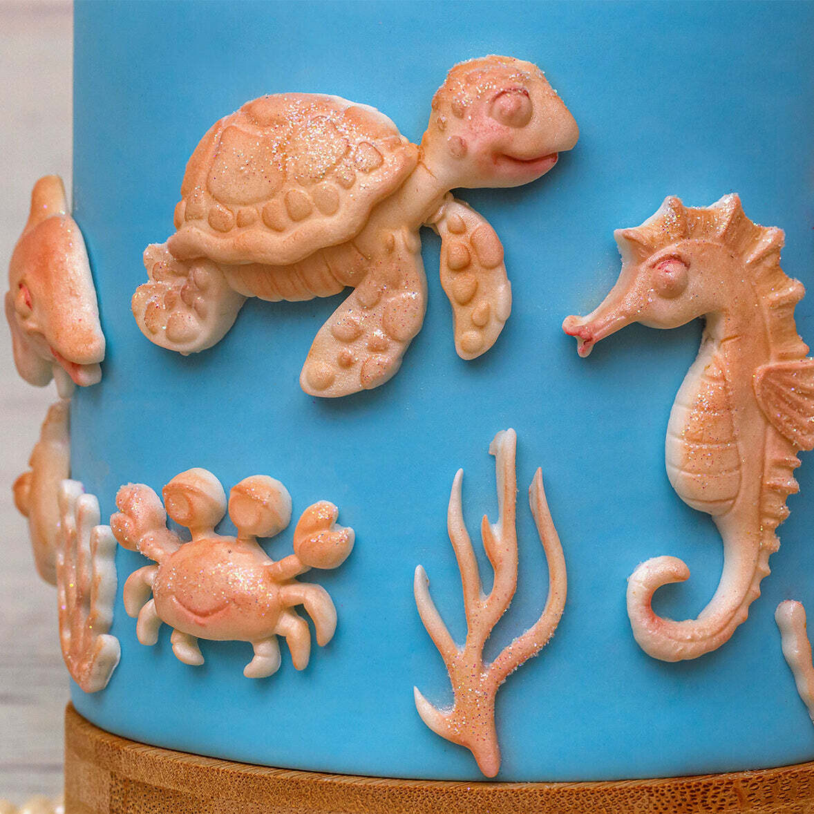 Katy Sue Silicone Mould -TURTLE &amp; CRAB - Καλούπι Σιλικόνης Χελώνα και Καβούρι