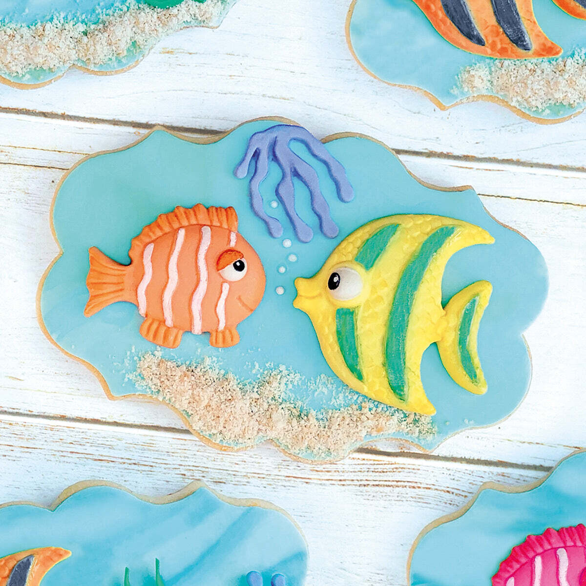 Katy Sue Silicone Mould -FUN FISH -Καλούπι Σιλικόνης Ψάρια