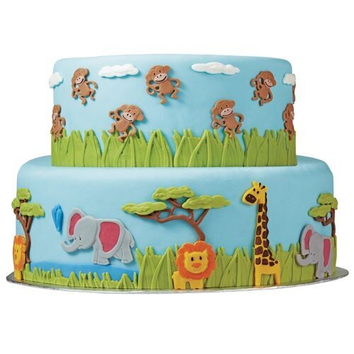 Wilton Silicone Mould -JUNGLE ANIMALS - Καλούπι Σιλικόνης Ζώα της Ζούγκλας