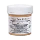 Sugarflair Powder Puff Glitter Dust Pump REFILL -GOLD 25g - Ανταλλακτικό Βρώσιμο Γκλίτερ για σπρέι -Χρυσό