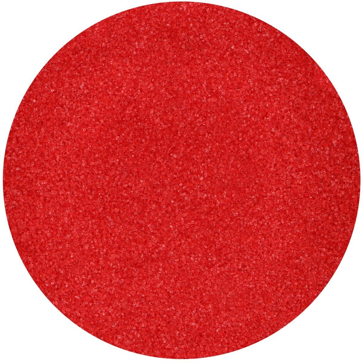 FunCakes Sanding Sugar 80g -RED - Λεπτή χρωματιστή Ζάχαρη - Κόκκινη