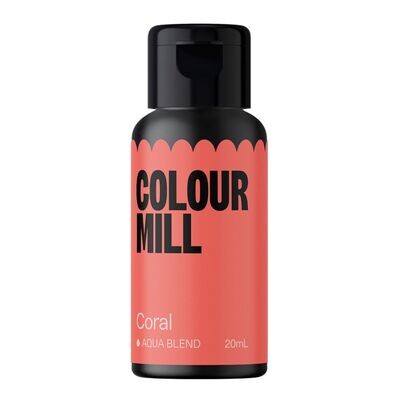 SALE!!! Colour Mill AQUA BLEND Gel Colour -CORAL 20ml - Χρώμα σε Τζελ Κοραλί ΑΝΑΛΩΣΗ ΚΑΤΑ ΠΡΟΤΙΜΗΣΗ 2/2026