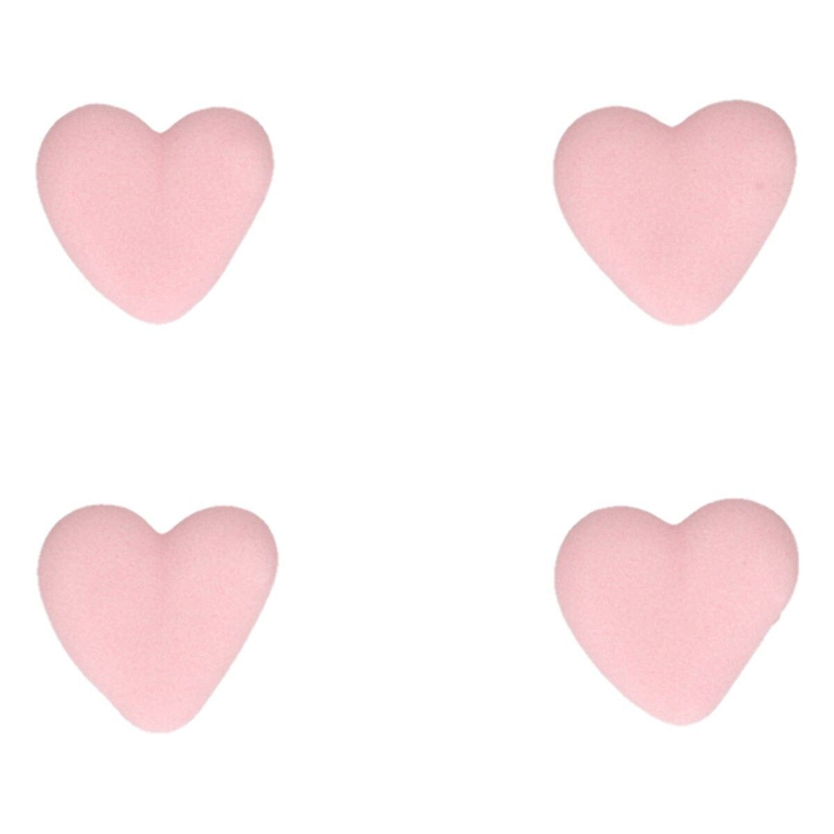 FunCakes Sugar Decorations -PINK HEARTS 8τμχ - Βρώσιμα Διακοσμητικά Ζαχαρωτά Ροζ Καρδιές