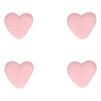 FunCakes Sugar Decorations -PINK HEARTS 8τμχ - Βρώσιμα Διακοσμητικά Ζαχαρωτά Ροζ Καρδιές