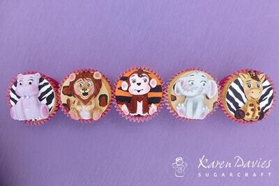 Karen Davies JUNGLE ANIMALS MOULD -Καλούπι Σιλικόνης Ζώα της Ζούγκλας