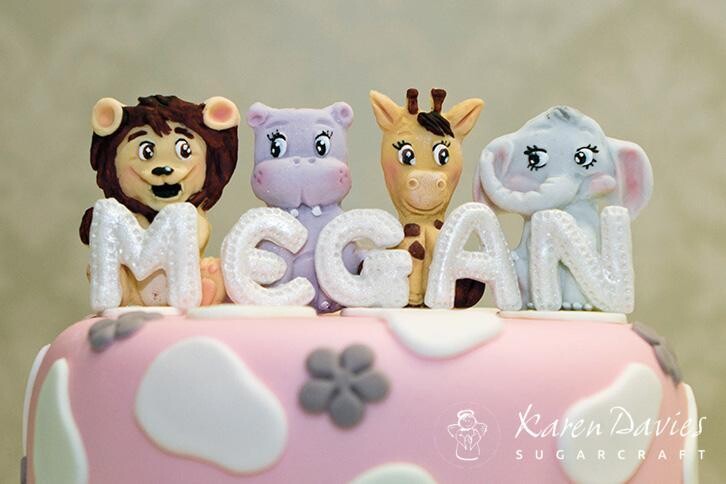 Karen Davies JUNGLE ANIMALS MOULD -Καλούπι Σιλικόνης Ζώα της Ζούγκλας