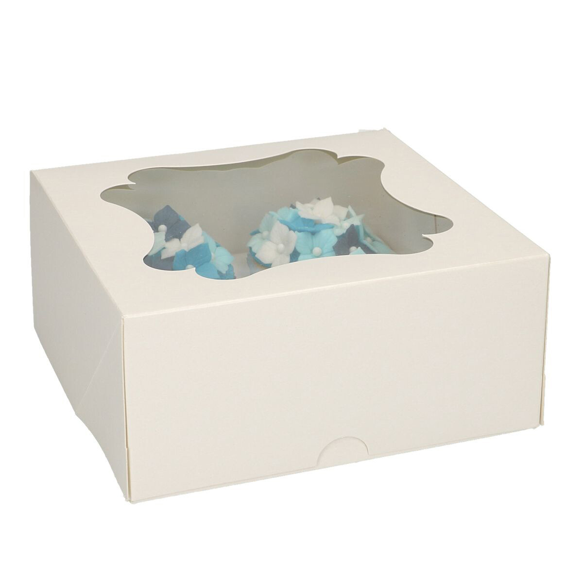 Box for 4 Cupcakes or 8 Mini-Cupcakes -Κουτί για 4 Καπκέικς ή για 8 μίνι καπκέικς