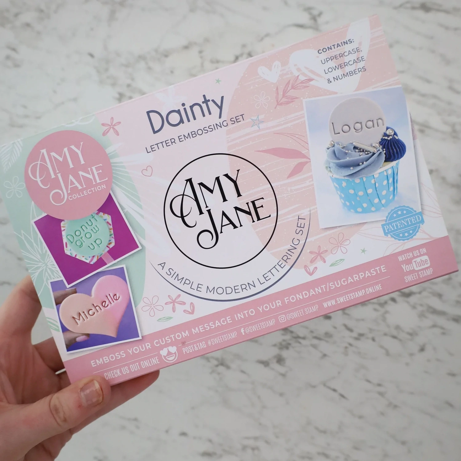 Sweet Stamp -Fonts -MINI &#39;DAINTY - Σφραγίδες Γράμματα, αριθμοί και Σύμβολα