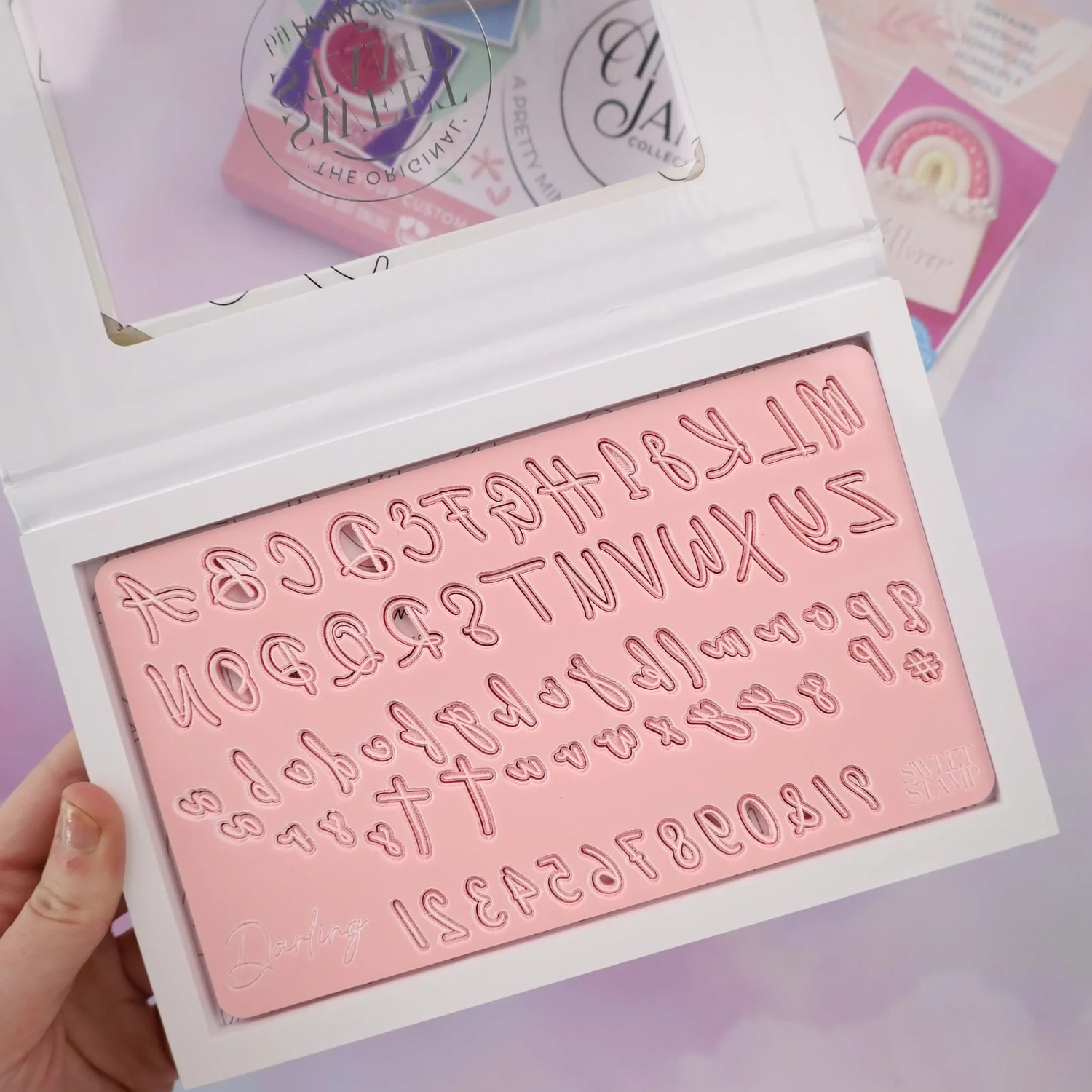 Sweet Stamp -Fonts -MINI &#39;DARLING - Σφραγίδες Γράμματα, Αριθμοί και Σύμβολα