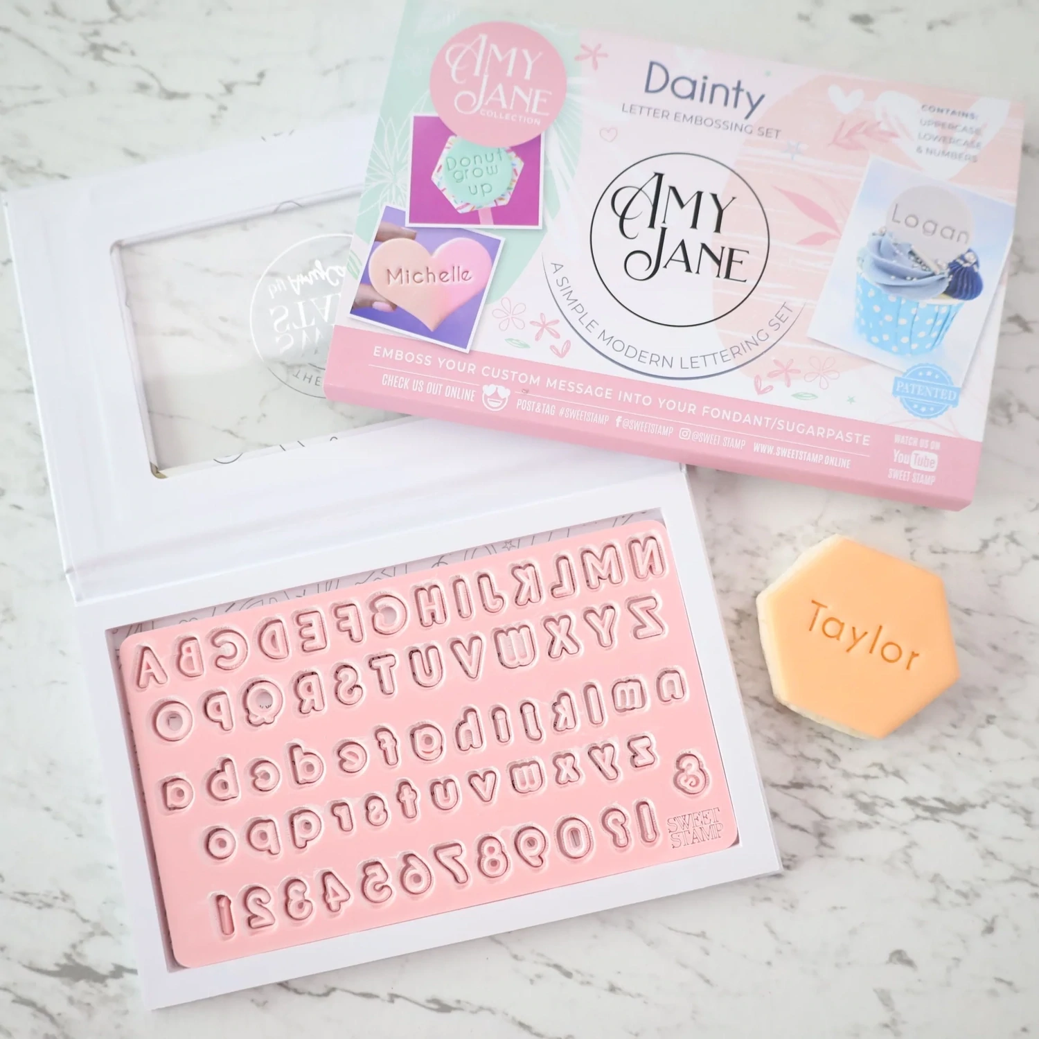 Sweet Stamp -Fonts -MINI &#39;DAINTY - Σφραγίδες Γράμματα, αριθμοί και Σύμβολα